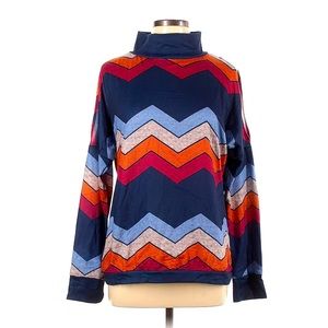Long sleeve Zigzag shirt by Yoins